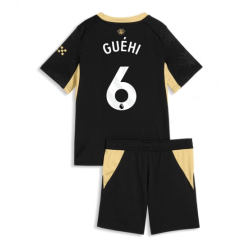 Manchester City Marc Guehi #6 Vieras Peliasu Lasten 2026-27 Lyhythihainen (+ Lyhyet housut)